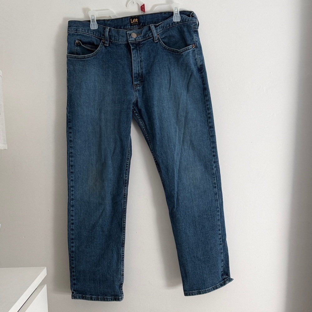 Lee Men's Classic Denim Straight Jeans